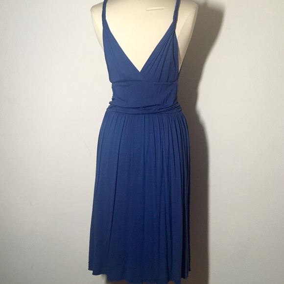 Banana Republic Ash Blue super soft midi dress - Picture 3 of 8